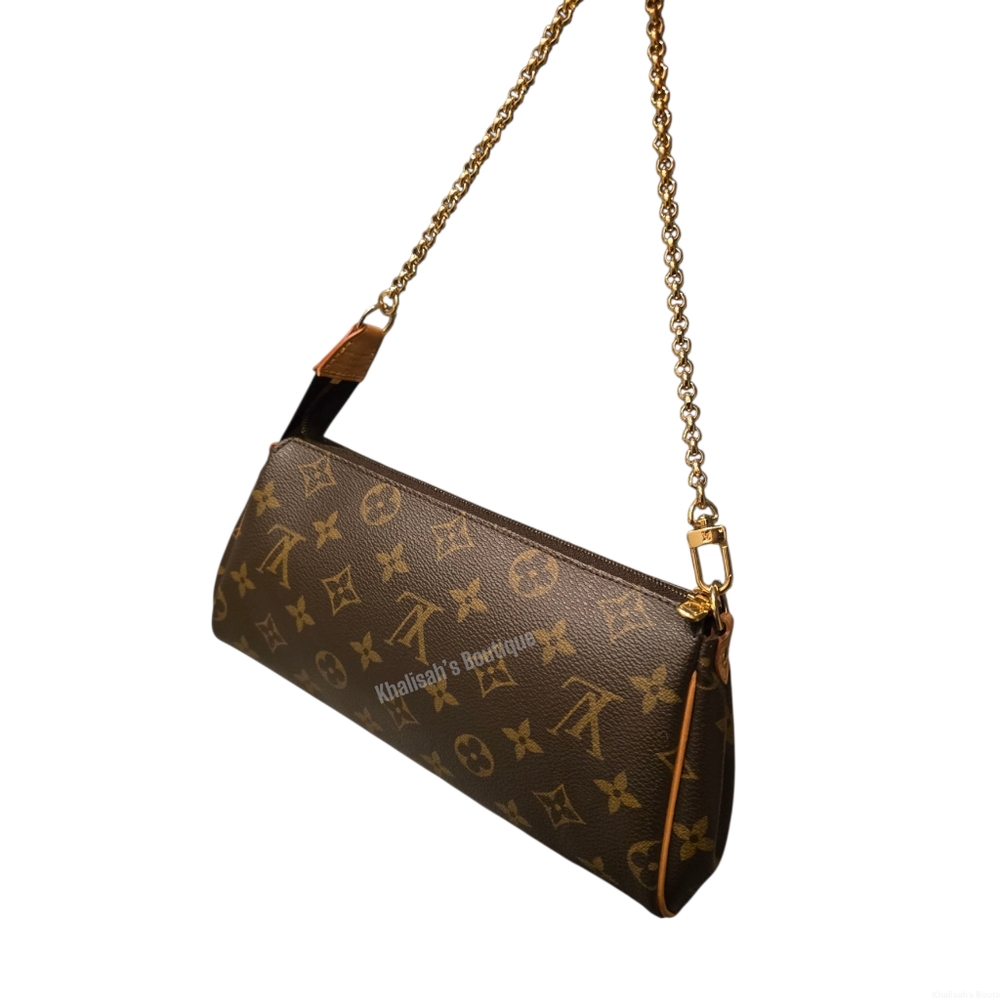 BRAND NEW! LV Louis Vuitton Eva Monogram Canvas Evening Clutch/ Handbag UNUSED - Picture 10 of 16